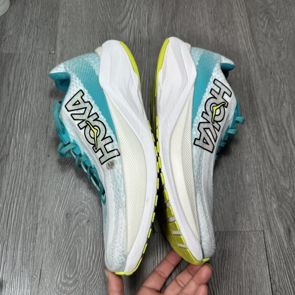 Hoka One One Men’s Mach X 1141450 WBGL White Running Shoes Teal Size 10 D main image 10